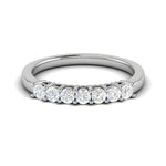 Load image into Gallery viewer, 7 Pointer Diamond Platinum Ring for Women JL PT WB RD 137  VVS-GH Jewelove

