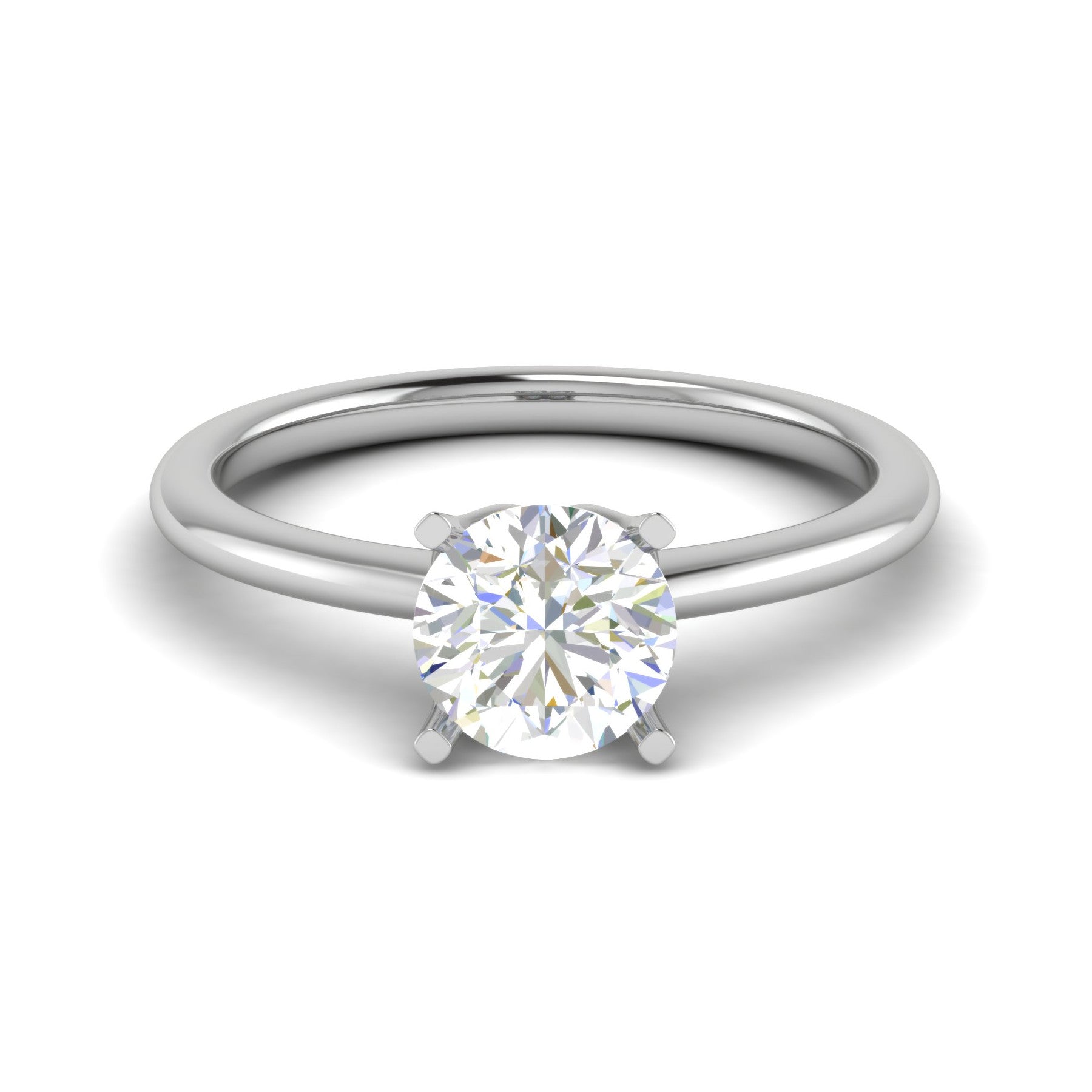 0.30 cts Solitaire Platinum Ring for Women JL PT RS PR 116   Jewelove
