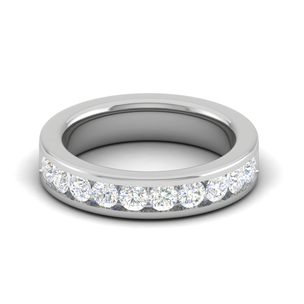 10 Pointer Platinum Diamond Ring for Women JL PT WB RD 104  VVS-GH Jewelove
