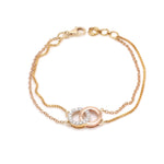 Load image into Gallery viewer, Customised 14K Gold Bracelet with Diamonds   Jewelove.US
