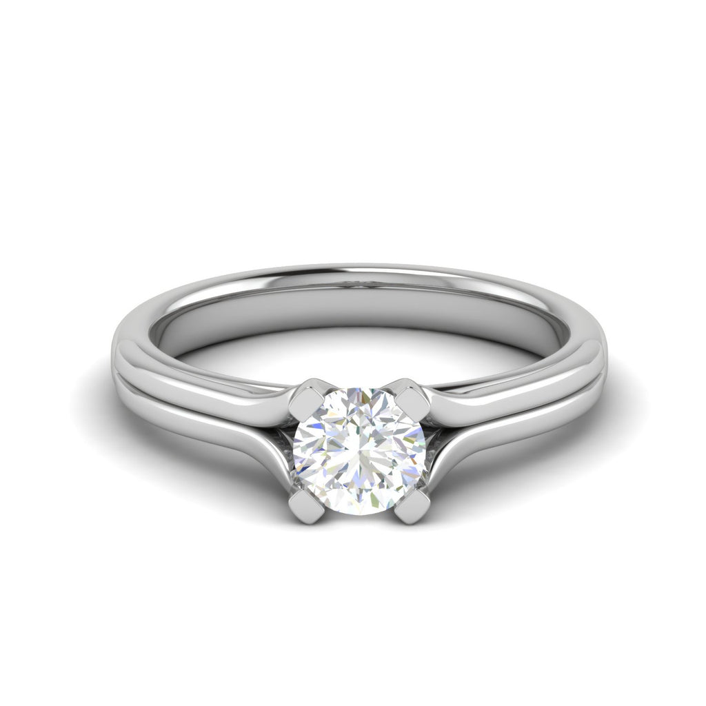 0.30 cts Solitaire Platinum Ring for Women JL PT RS PR 173   Jewelove