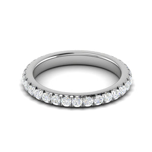 Platinum Ring With Diamonds for Women JL PT ET RD 105   Jewelove.US