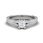 Load image into Gallery viewer, 0.30 cts Solitaire Diamond Split Shank Platinum Ring JL PT RP RD 173   Jewelove.US
