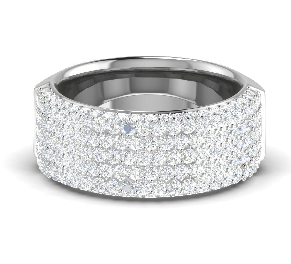 Platinum Diamonds Ring for Women JL PT WB RD 166   Jewelove