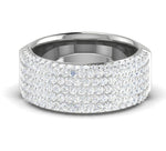 Load image into Gallery viewer, Platinum Diamonds Ring for Women JL PT WB RD 166   Jewelove
