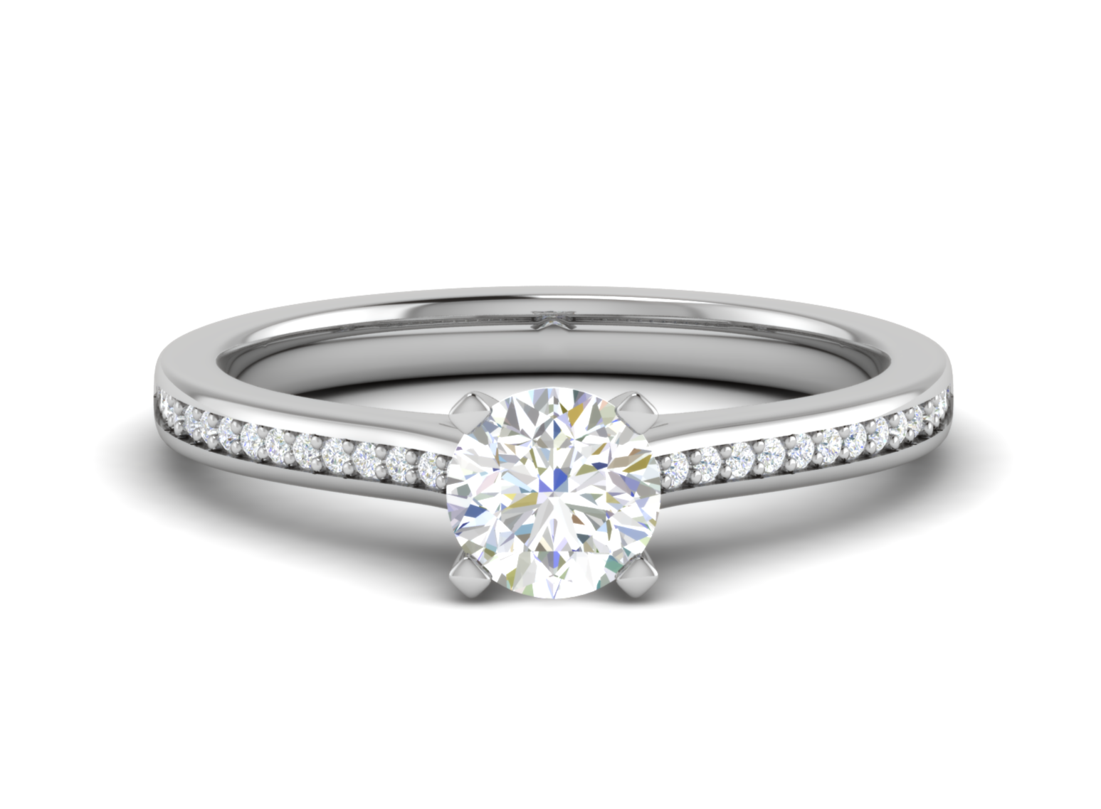 0.30 cts Pointer Solitaire Platinum Ring JL PT RC AS 229   Jewelove.US