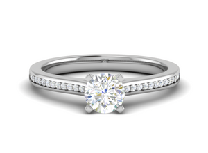 0.30 cts Pointer Solitaire Platinum Ring JL PT RC AS 229   Jewelove.US