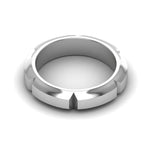 Load image into Gallery viewer, Plain Platinum Couple Ring JL PT MB 127  Women-s-Band-only Jewelove.US
