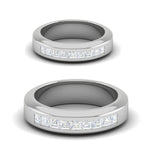 Load image into Gallery viewer, Platinum Unisex Ring with Diamonds JL PT MB PR 133  Both Jewelove.US
