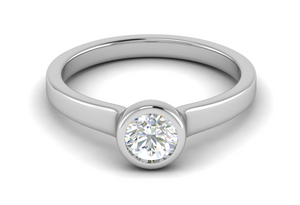 0.50 cts Solitaire Platinum Ring JL PT RB RD 157   Jewelove.US