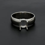 Load image into Gallery viewer, Platinum 4 Prong  Mounting Ring for Men JL PT 1220-M   Jewelove.US
