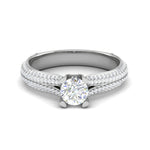 Load image into Gallery viewer, 0.30 cts Solitaire Diamond Split Shank Platinum Ring JL PT RP RD 155   Jewelove.US
