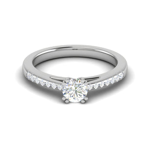 0.50 cts Solitaire Platinum Diamonds Ring JL PT RC RD 265   Jewelove.US