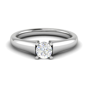 0.50 cts Solitaire Platinum Ring JL PT RS RD 112   Jewelove.US