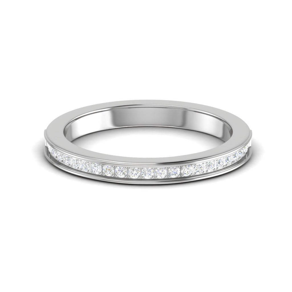 Diamond Half Eternity Platinum Ring for Women JL PT WB RD 140  VVS-GH Jewelove