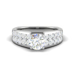 Load image into Gallery viewer, 0.50 cts Solitaire Diamond Split Shank Platinum Ring JL PT WB5667E   Jewelove.US

