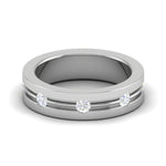 Load image into Gallery viewer, Platinum Ring with 5 Diamonds for Women JL PT MB RD 122   Jewelove.US
