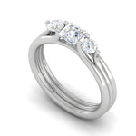 Load image into Gallery viewer, 0.70 cts. Princess Cut Solitaire Platinum Diamond Ring JL PT R3 PR 142   Jewelove.US
