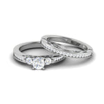 Load image into Gallery viewer, 0.20 cts Solitaire Diamond Split Shank Platinum Ring JL PT RV RD 154   Jewelove
