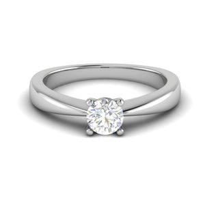 0.30 cts Solitaire Platinum Ring JL PT RS RD 117   Jewelove.US