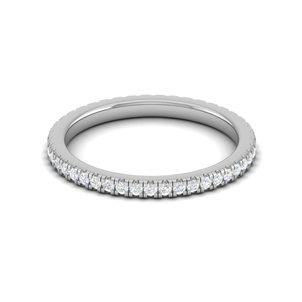 Platinum Eternity Ring with Diamonds for Women JL PT D4129   Jewelove.US