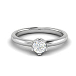 Load image into Gallery viewer, 0.30 cts Solitaire Platinum Ring JL PT RS RD 109   Jewelove.US
