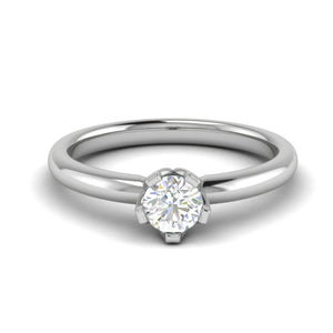 0.30 cts Solitaire Platinum Ring JL PT RS RD 109   Jewelove.US