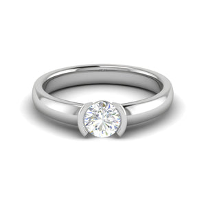 0.30 cts Solitaire Platinum Ring JL PT RS RD 155   Jewelove.US