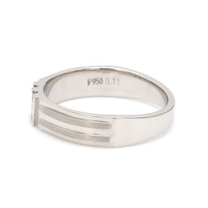 Platinum Diamond Ring for Men JL PT 964