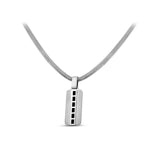 Load image into Gallery viewer, Men of Platinum | Black Enamel Pendant for Men JL PT P 247   Jewelove.US
