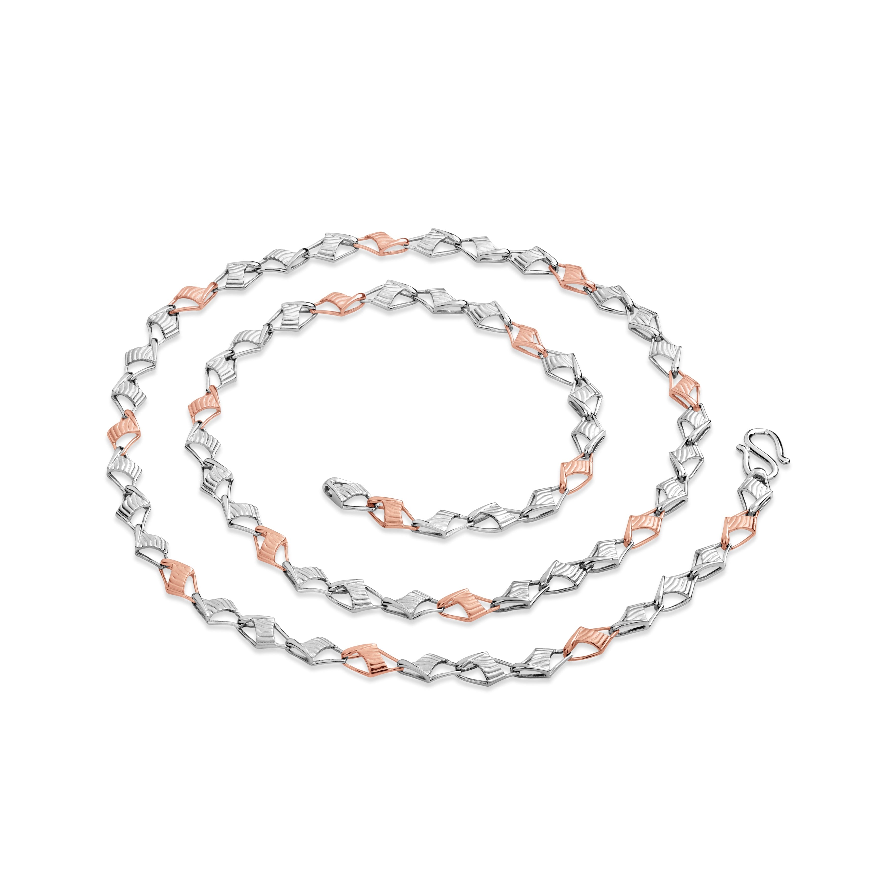 Men of Platinum | Pt + Rose Gold Chain for Men JL PT CH 1011   Jewelove.US
