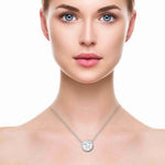 Load image into Gallery viewer, 0.70 cts. Platinum Solitaire Pendant for Women JL PT P SP RD 101   Jewelove.US
