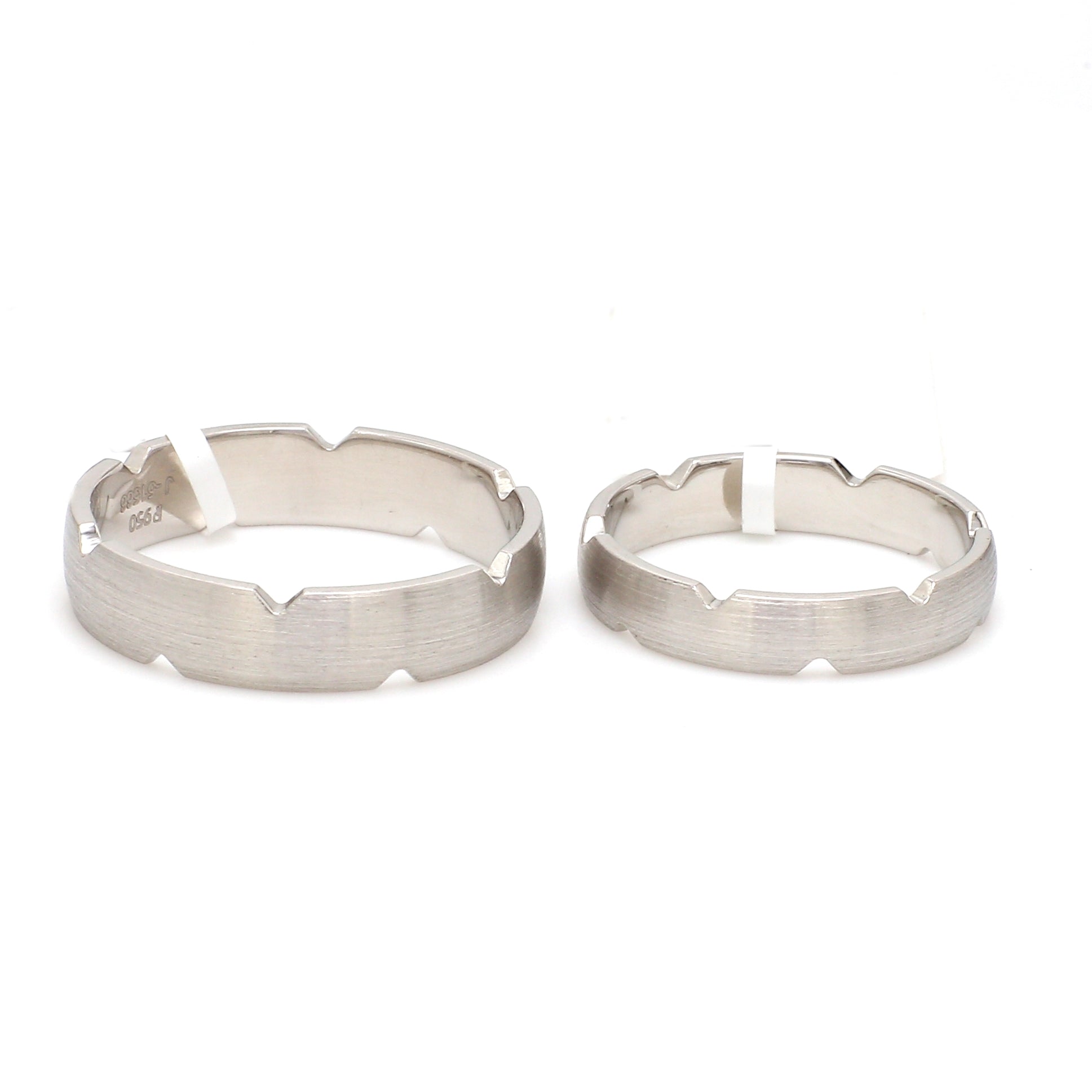 Designer Platinum Diamond Couple Rings JL PT 1132