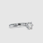 Load and play video in Gallery viewer, 0.50cts. Solitaire 6 Prong Platinum Engagement Ring JL PT 0064

