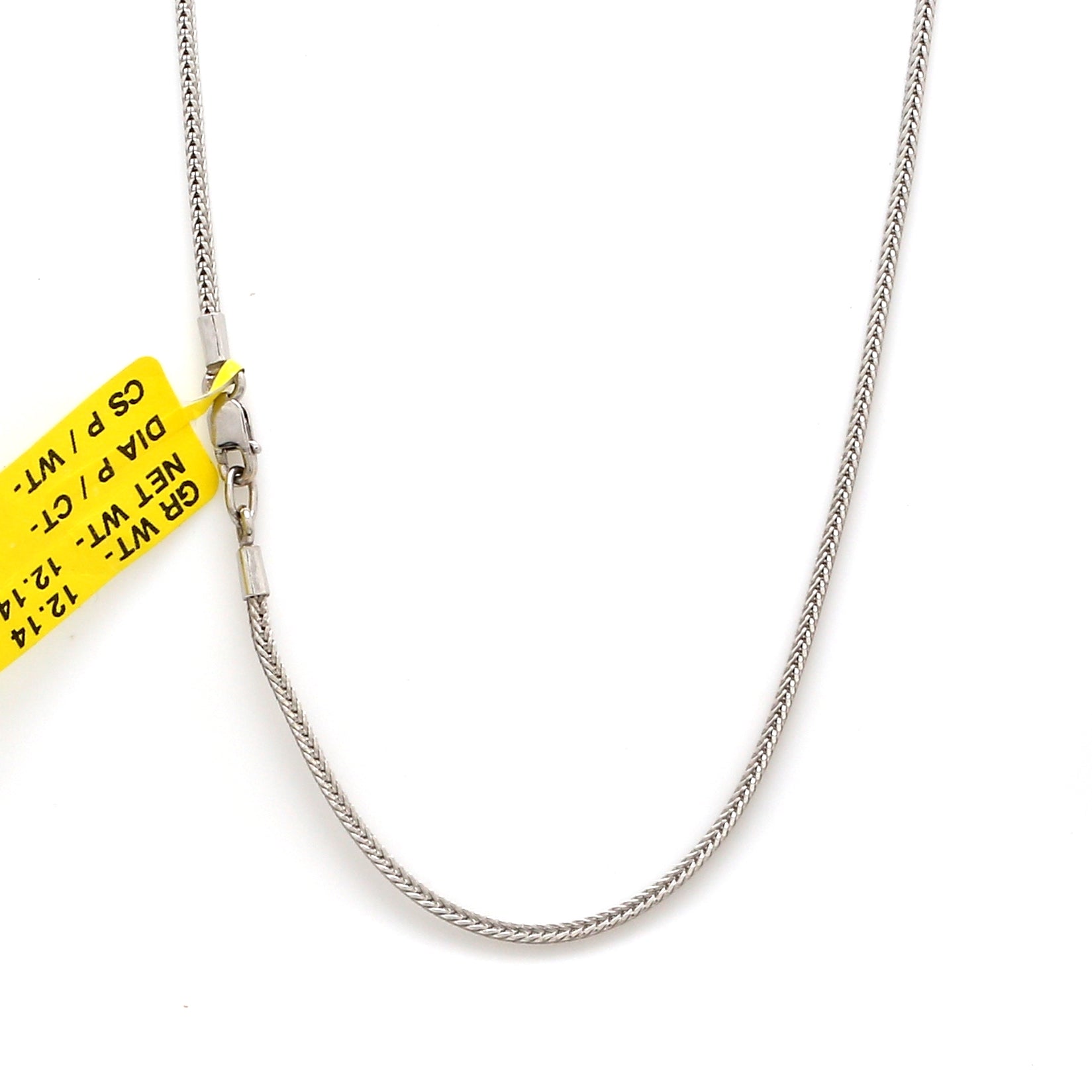 2mm Japanese Platinum Chain for Men JL PT CH 1138   Jewelove.US