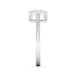 Load image into Gallery viewer, Emerald Cut Solitaire-look Platinum Engagement Ring for Women JL PT 1011   Jewelove
