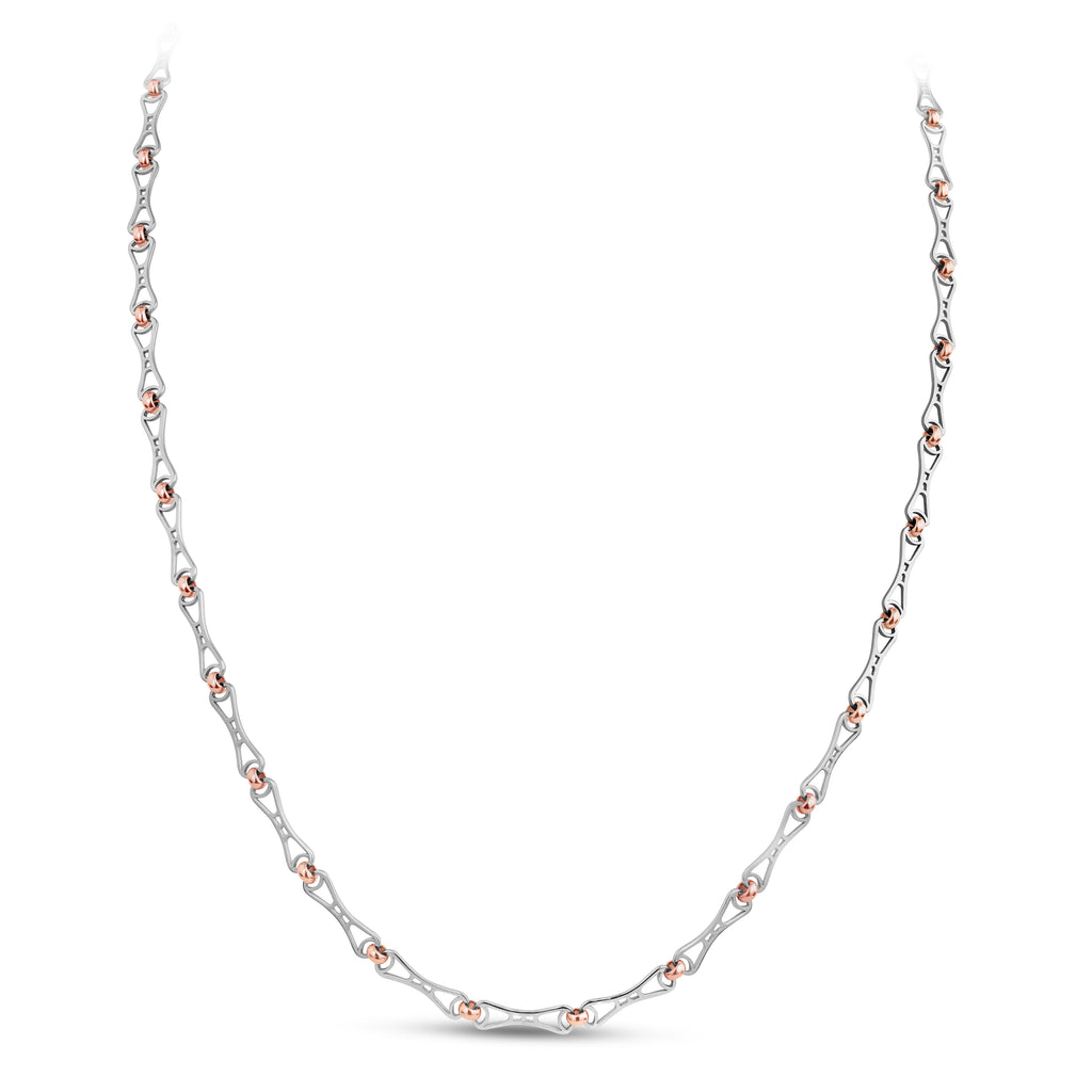 Men of Platinum | Pt + Rose Gold Chain for Men JL PT CH 1016   Jewelove.US