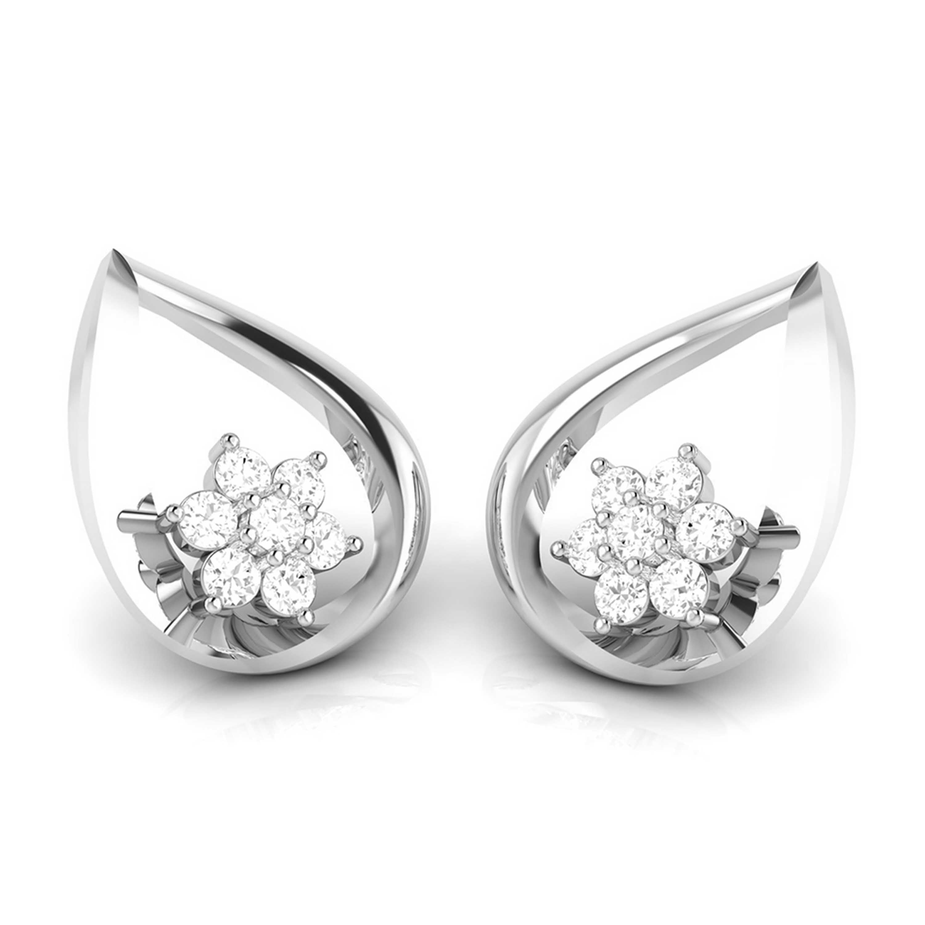 Platinum Diamond Pendant Set JL PT P BT 74-G