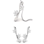 Load image into Gallery viewer, Platinum Diamond Pendant Set JL PT P BT 75-E  Pendant-Set Jewelove.US
