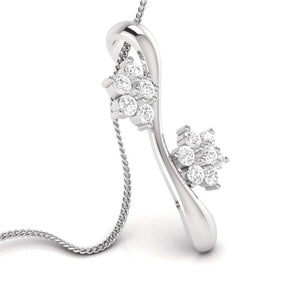 Platinum Diamond Pendant Set JL PT P BT 75-E   Jewelove.US
