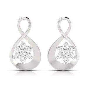 Platinum Diamond Pendant & Earrings for Women JL PT P BT 75-G