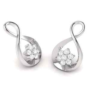 Platinum Diamond Pendant & Earrings for Women JL PT P BT 75-G