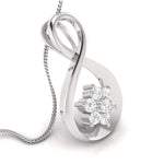 Load image into Gallery viewer, Platinum Diamond Pendant &amp; Earrings for Women JL PT P BT 75-G
