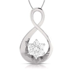 Load image into Gallery viewer, Platinum Diamond Pendant &amp; Earrings for Women JL PT P BT 75-G
