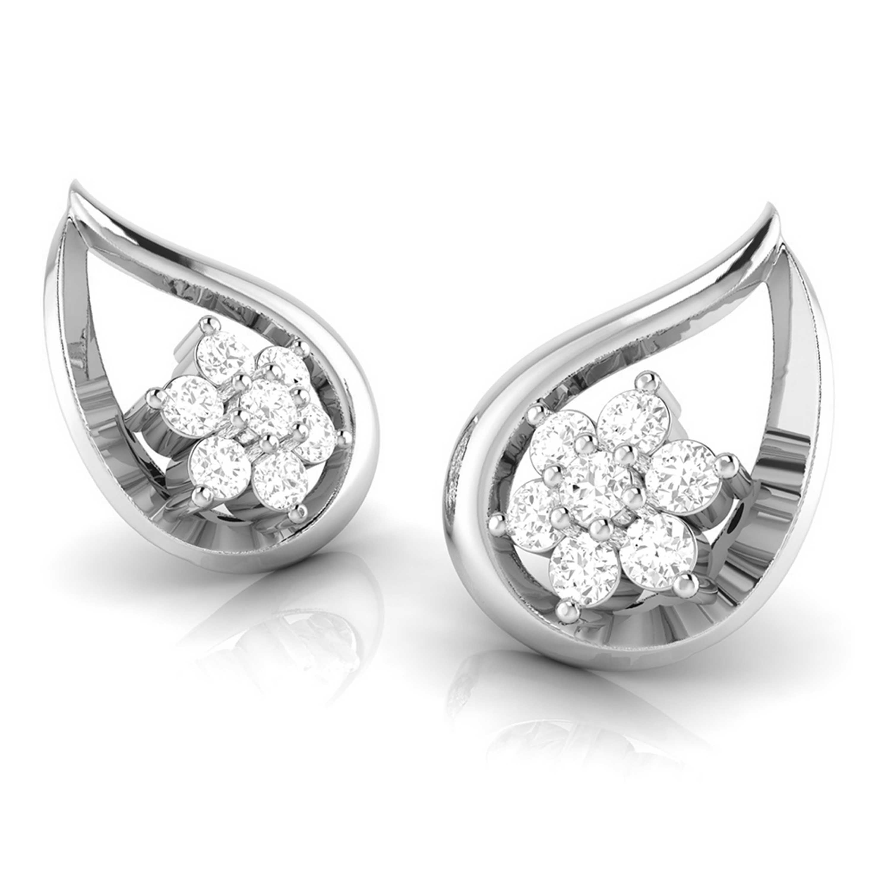 Platinum Diamond Pendant Set JL PT P BT 75-H