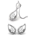 Load image into Gallery viewer, Platinum Diamond Pendant Set JL PT P BT 75-H
