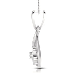 Platinum Diamond Pendant Set JL PT P BT 75-H
