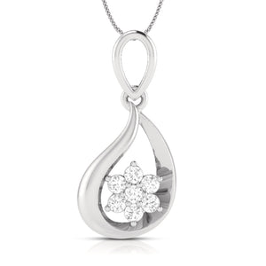 Platinum Diamond Pendant Set JL PT P BT 75-H