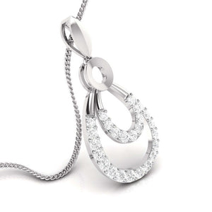 Platinum Diamond Pendant Set for Women JL PT P BT 76-A  Pendant-only Jewelove.US