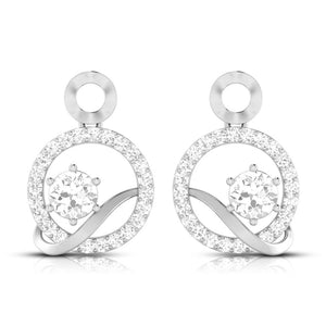 Designer Platinum with Diamond Solitaire Pendant Set for Women JL PT PE 76F  Earrings Jewelove.US